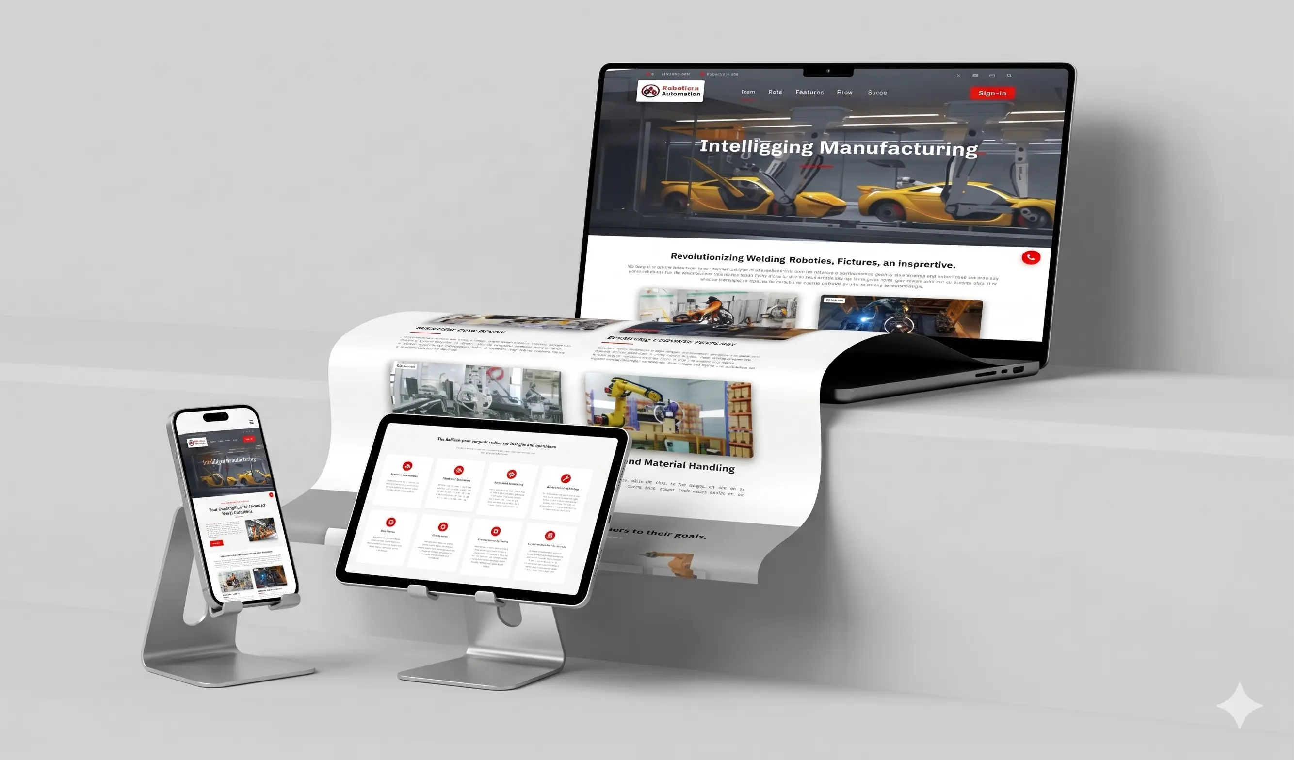 Shine Robo website preview