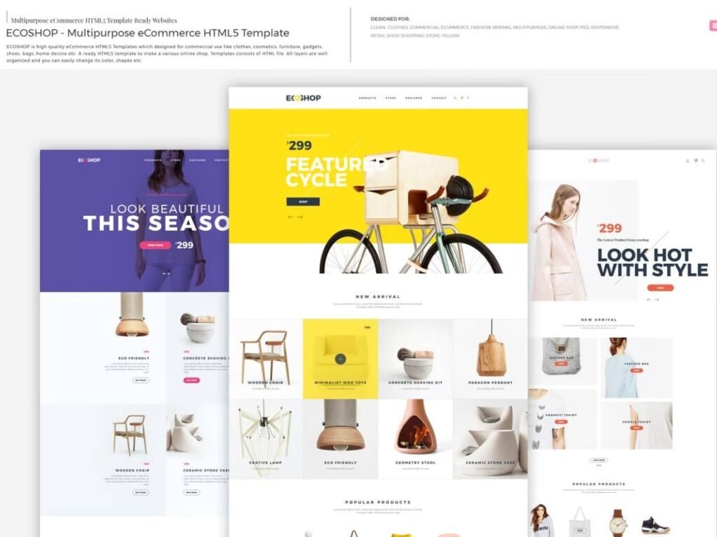 ECOSHOP - Multipurpose eCommerce